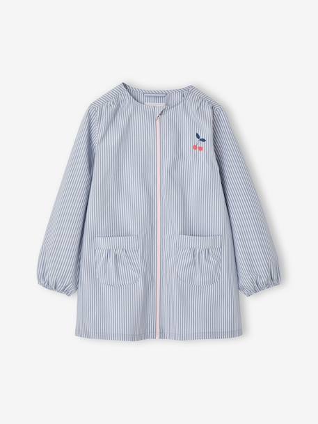 Customisable smock for girls blue 