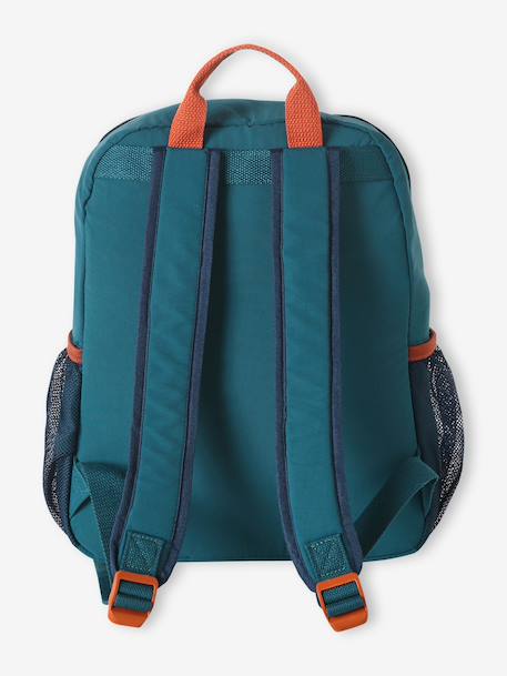 Customisable backpack for boys dark green 