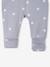 Pack of 2 baby sleepsuits with back opening sky blue 