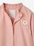 Customisable snap-fastening school smock for girls rosy 