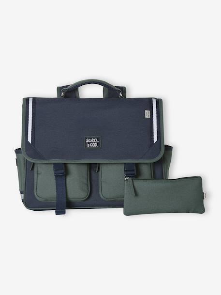 Charlie school bag for boys deep blue 