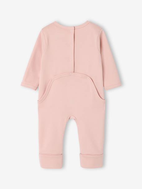 Pack of 2 baby sleepsuits with back opening sage green 
