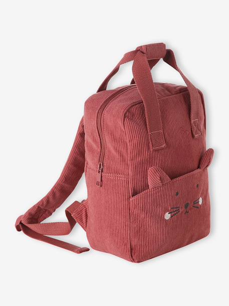 Personalised baby girls backpack old rose 