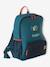 Customisable backpack for boys dark green 