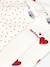 Pack of 3 Long Sleeve Bodysuits by Petit Bateau set white+white 