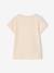 Pack of 3 short-sleeved T-shirts for girls beige 