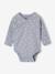 Pack of 5 long-sleeved bodysuits for baby boys sky blue 