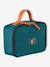 Boy's personalised snack bag in polyester dark green 
