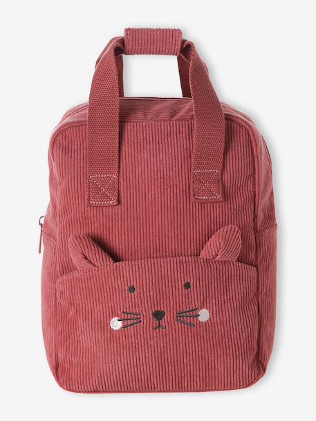 Personalised baby girls backpack old rose 