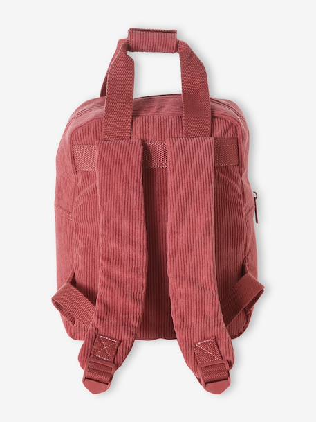 Personalised baby girls backpack old rose 