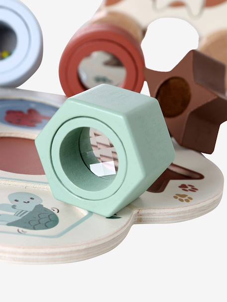 FSC100® wooden early learning toy gift set caramel 