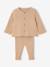 Unisex Combo: Jersey Knit Top & Trousers for Babies aqua green+beige+sage green+WHITE LIGHT SOLID 