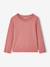 Pack of 3 long-sleeved T-shirts for girls old rose 