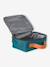 Boy's personalised snack bag in polyester dark green 