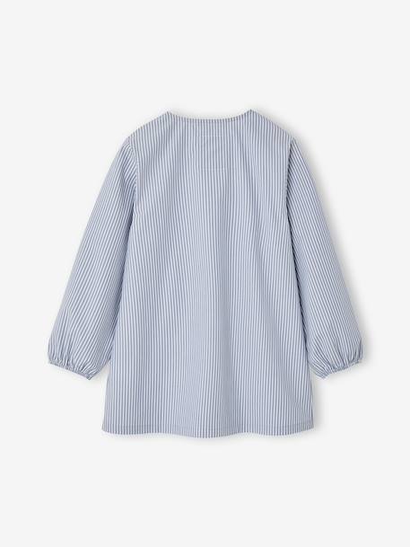 Customisable smock for girls blue 