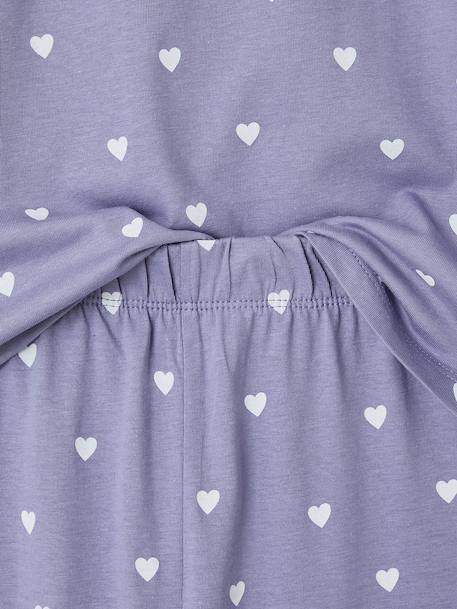 Pack of 2 long pyjamas for girls ecru 
