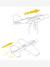 DJECO Fire jet glider plane yellow 