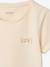 Pack of 3 short-sleeved T-shirts for girls beige 