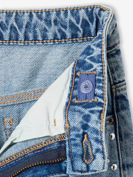 Barrel jeans for girls medium blue 