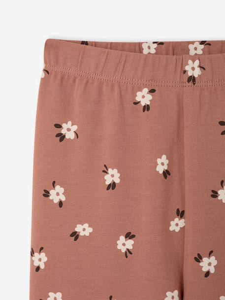 Pack of 2 Basics Leggings for Girls dark grey+dusky pink+khaki+sage green 