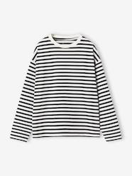 Girls-Long-sleeved striped T-shirt for girls