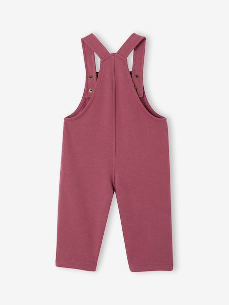 Dungarees for baby raspberry pink 
