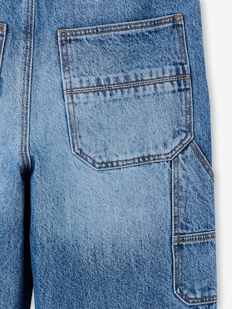 Wide-leg jeans for boys stone 