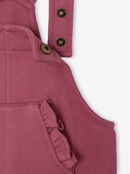 Dungarees for baby raspberry pink 