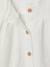Embroidered blouse for babies ecru+ochre 