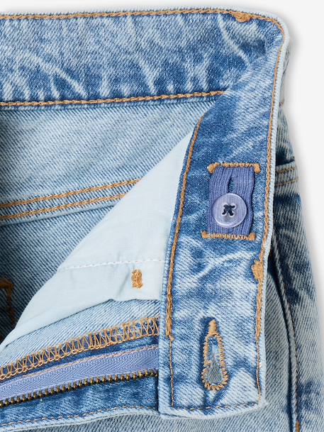 Girl's wide-leg denim trouser denim grey+light blue+medium blue 