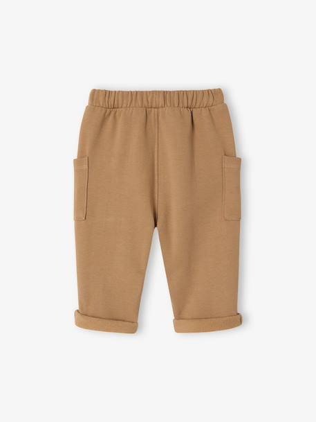 Pack of 2 trousers for baby boys terracotta 