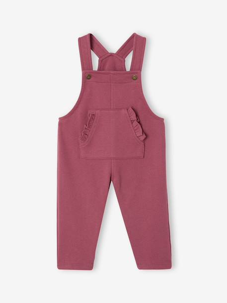 Dungarees for baby raspberry pink 