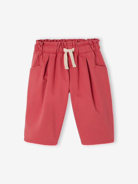 Balloon trousers for baby girls raspberry pink 