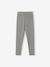 Pack of 2 Basics Leggings for Girls dark grey+dusky pink+khaki+sage green 
