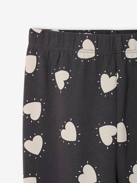 Pack of 2 Basics Leggings for Girls dark grey+dusky pink+khaki+sage green 