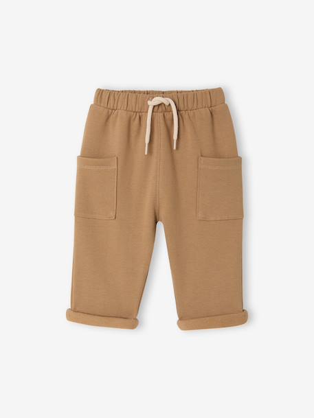 Pack of 2 trousers for baby boys terracotta 