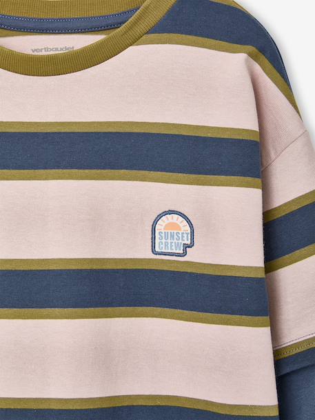 Long-sleeved T-shirt for boys medium blue 