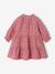 Ruffled Dress in Cotton Gauze, for Girls old rose+rose+taupe 