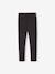 Pack of 2 Leggings Lined in Fleece Knit anthracite+plum 