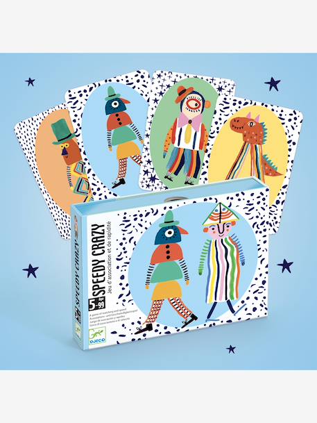 Speedy Crazy card game by DJECO white 