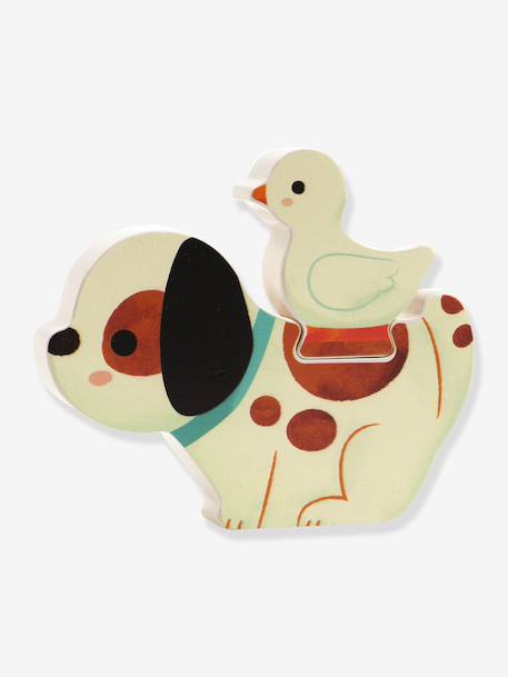 Puzz and Play Friends wooden puzzle green 