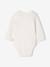 Pack of 3 long-sleeved bodysuits for baby ecru 