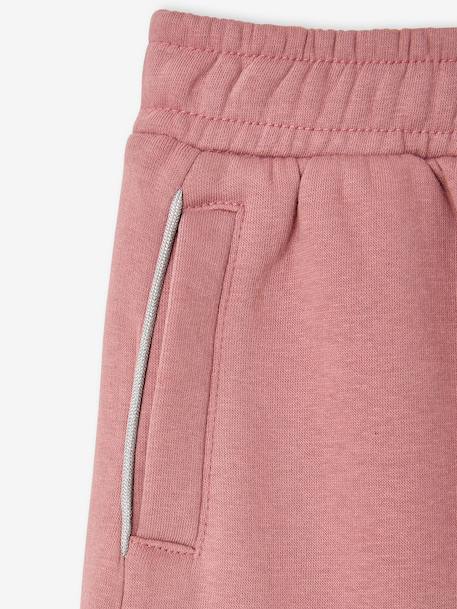 Basics Joggers with Drawstring for Girls navy blue+old rose 