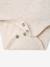 Pack of 3 long-sleeved newborn bodysuits cappuccino 