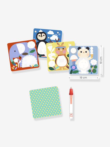 Magic colouring peekaboo hide-and-seek by DJECO blue 