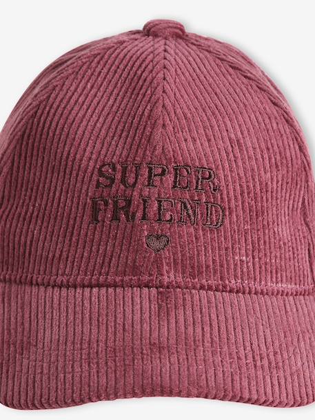 Cotton Friends cap for girls plum 