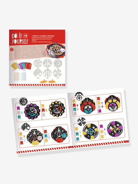 DJECO cosmos spinning tops to create red 