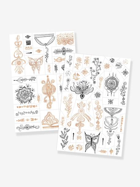Souffle d'orient temporary tattoos by DJECO orange 