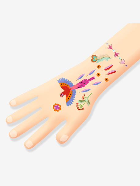 Feather tattoos by DJECO violet 
