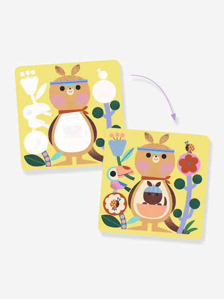 Magic colouring peekaboo hide-and-seek by DJECO blue 